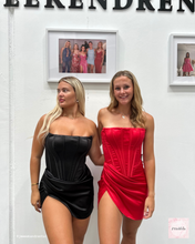 Load image into Gallery viewer, LIA STUBLLA CELESTE MINI DRESS BLACK