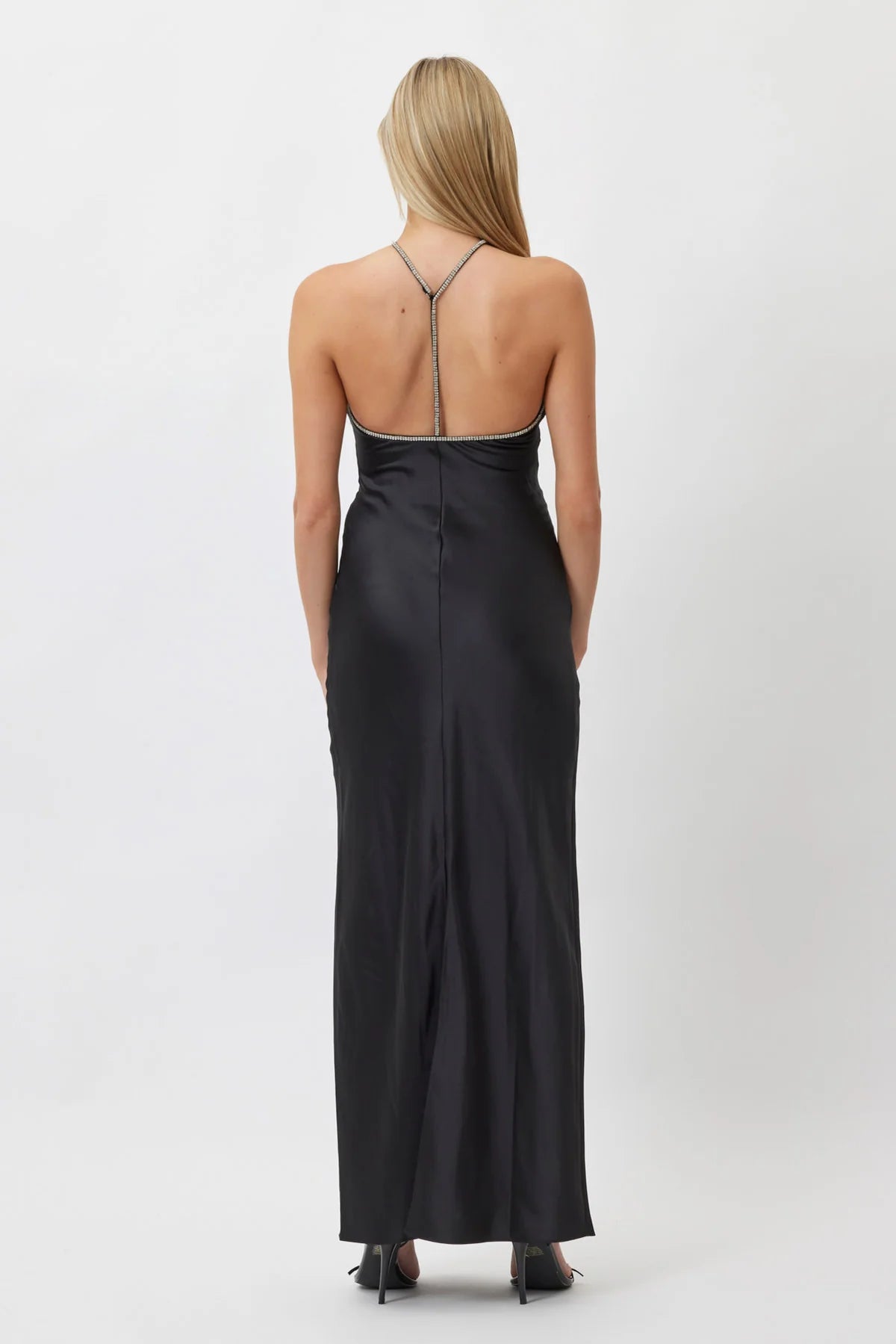 ONLINE WAREHOUSE SALE: BIANCA AND BRIDGETT BRIXTON MAXI DRESS BLACK