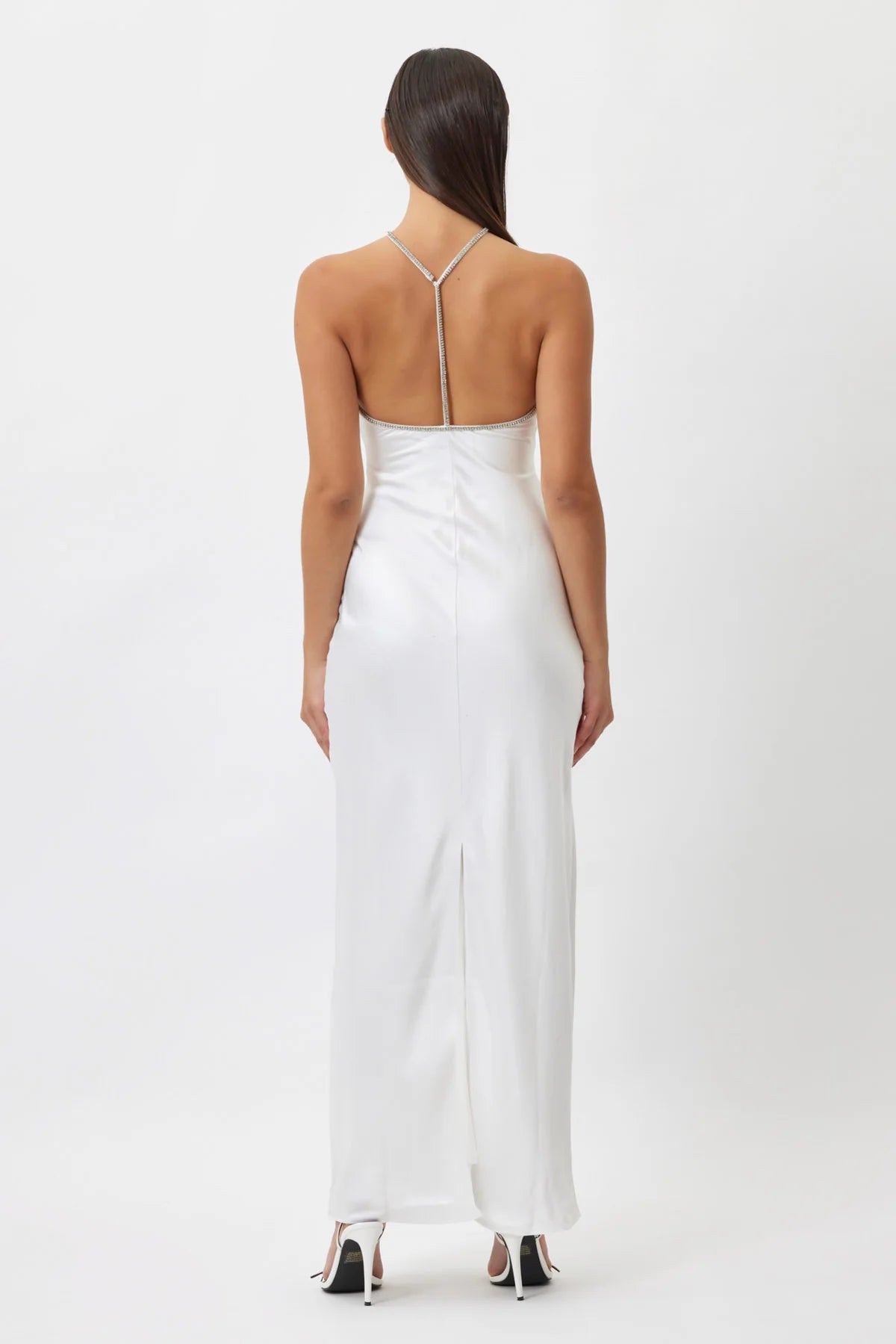 ONLINE WAREHOUSE SALE: BIANCA AND BRIDGETT BRIXTON MAXI DRESS WHITE