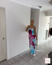 Load image into Gallery viewer, WITH HARPER LU SKY LILY FLORAL SLIP DRESS
