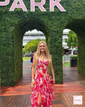 Load image into Gallery viewer, MENTI SANTORINI IRIS DRESS RED PRINT
