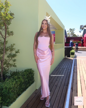 Load image into Gallery viewer, HOUSE OF CB PERSEPHONE CORSET MAXI DRESS ROSE SHADOW PINK