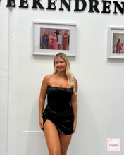 Load image into Gallery viewer, LIA STUBLLA CELESTE MINI DRESS BLACK
