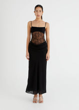 Load image into Gallery viewer, BENNI GABRIEL MAXI DRESS BLACK