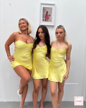 Load image into Gallery viewer, I AM DELILAH JADE MINI DRESS CITRUS YELLOW