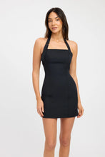 Load image into Gallery viewer, KOOKAI ARIEL BUCKLE HALTER MINI DRESS
