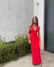 Load image into Gallery viewer, EFFIE KATS EIZA GOWN CHERRY RED