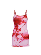 Load image into Gallery viewer, WITH HARPER LU BLUSH GRAPHITE MINI SLIP DRESS