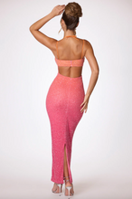Load image into Gallery viewer, OH POLLY MONTE CARLO EMBELLISHED DRESS RED/ORANGE OMBRE