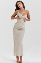 Load image into Gallery viewer, HOUSE OF CB NALINI DRESS SAND