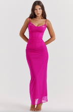 Load image into Gallery viewer, HOUSE OF CB NALINI DRESS FUCHSIA (PINK)