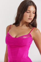 Load image into Gallery viewer, HOUSE OF CB NALINI DRESS FUCHSIA (PINK)