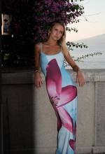 Load image into Gallery viewer, WITH HARPER LU SKY LILY FLORAL SLIP DRESS