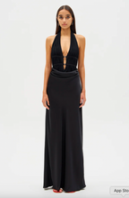 Load image into Gallery viewer, MISHA CELINE MAXI DRESS BLACK