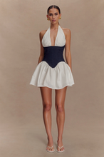 Load image into Gallery viewer, MESHKI MERLYN DENIM COTTON MINI DRESS