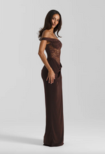 Load image into Gallery viewer, NATALIE ROLT SLOANE DRESS ESPRESSO