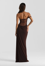 Load image into Gallery viewer, NATALIE ROLT SLOANE DRESS ESPRESSO