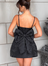 Load image into Gallery viewer, BABYBOO ZOELLA MINI DRESS BLACK