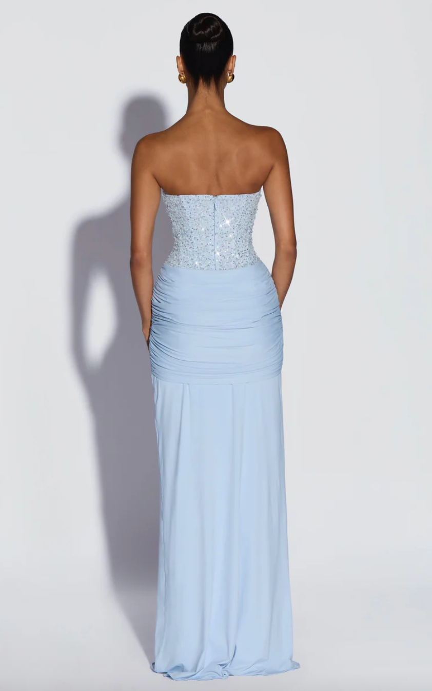 BABYBOO CARINA MAXI DRESS BLUE