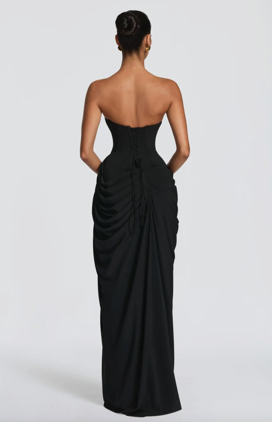BABYBOO CYRA MAXI DRESS BLACK