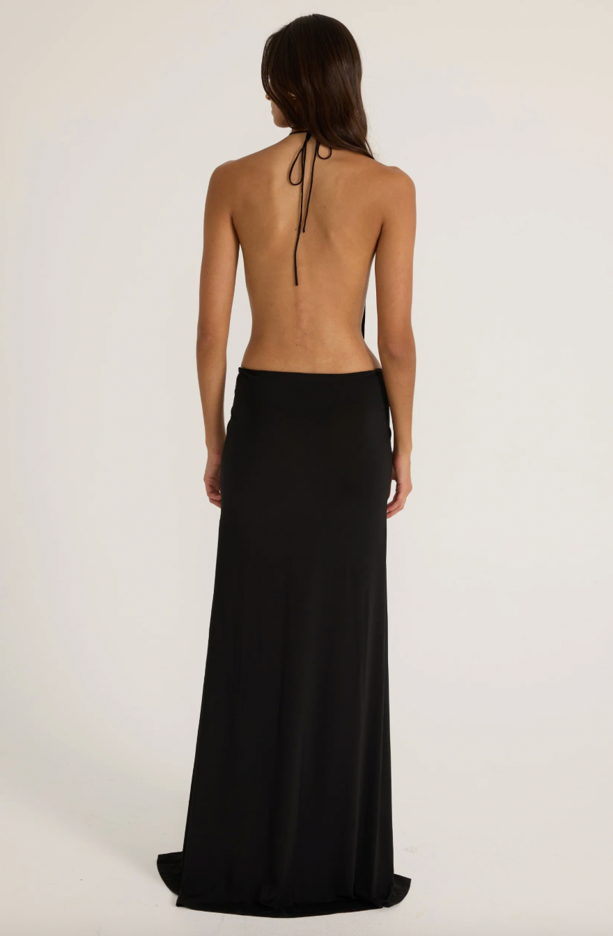 ANCE GRIA JACKIE GOWN BLACK