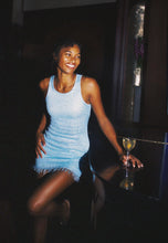 Load image into Gallery viewer, ASTA RESORT NATALIA MINI DRESS BLUE