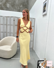 Load image into Gallery viewer, BEC AND BRIDGE AGATHE DIAMOND DRESS YELLOW