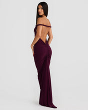 Load image into Gallery viewer, MELANI THE LABEL MAIA DRESS MULBERRY