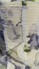 Load and play video in Gallery viewer, MENTI SANTORINI IRIS DRESS BLUE PRINT