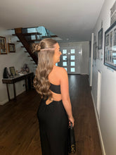 Load image into Gallery viewer, MISHA THE DEMI DRY JERSEY DRESS BLACK