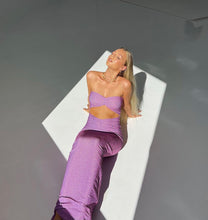 Load image into Gallery viewer, HNTR THE LABEL YASMIN SHIMMER GOWN PURPLE