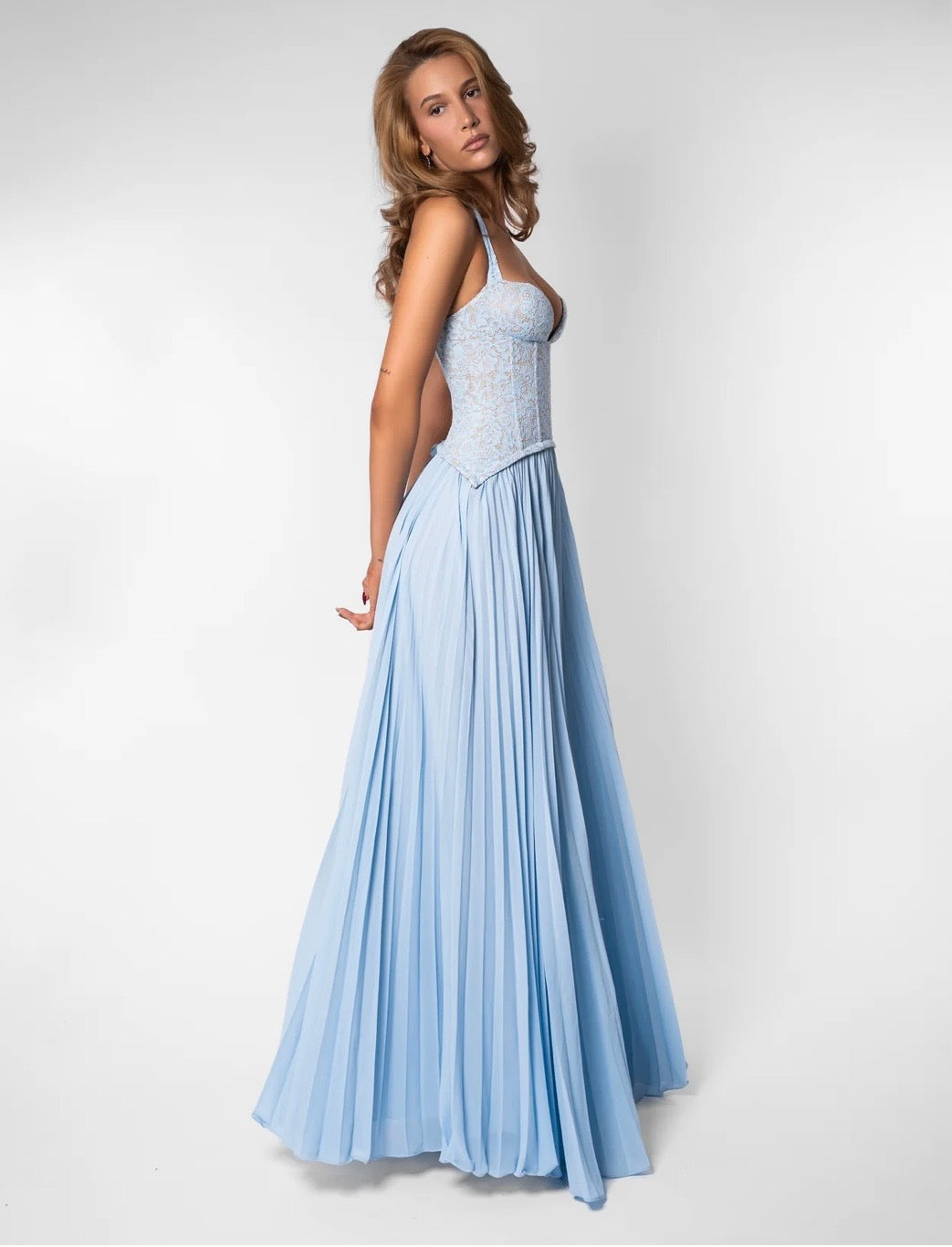 FENITY GAIA DRESS BLUE