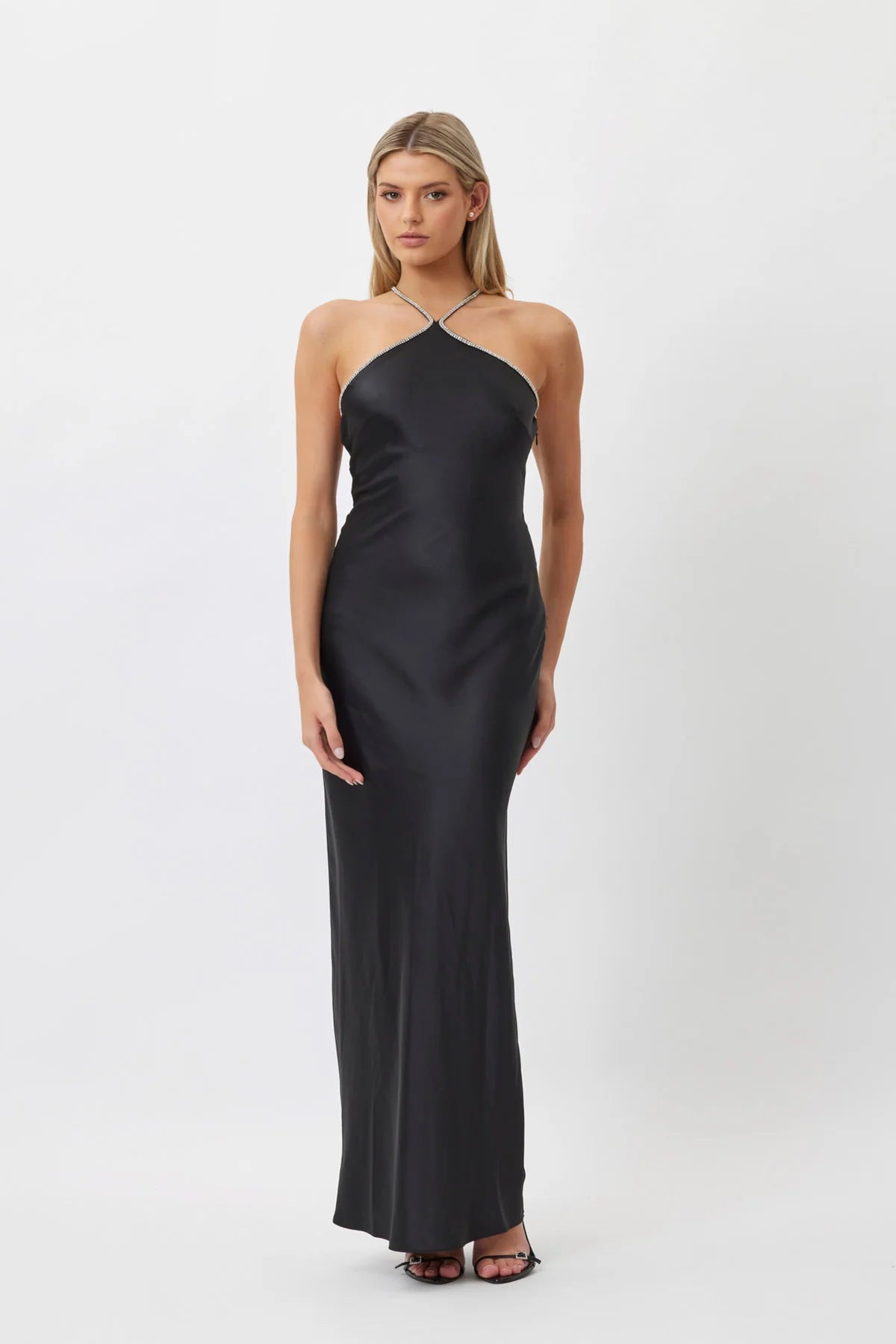 ONLINE WAREHOUSE SALE: BIANCA AND BRIDGETT BRIXTON MAXI DRESS BLACK