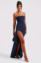 Load image into Gallery viewer, BABYBOO ZAFIRA MAXI DRESS NAVY

