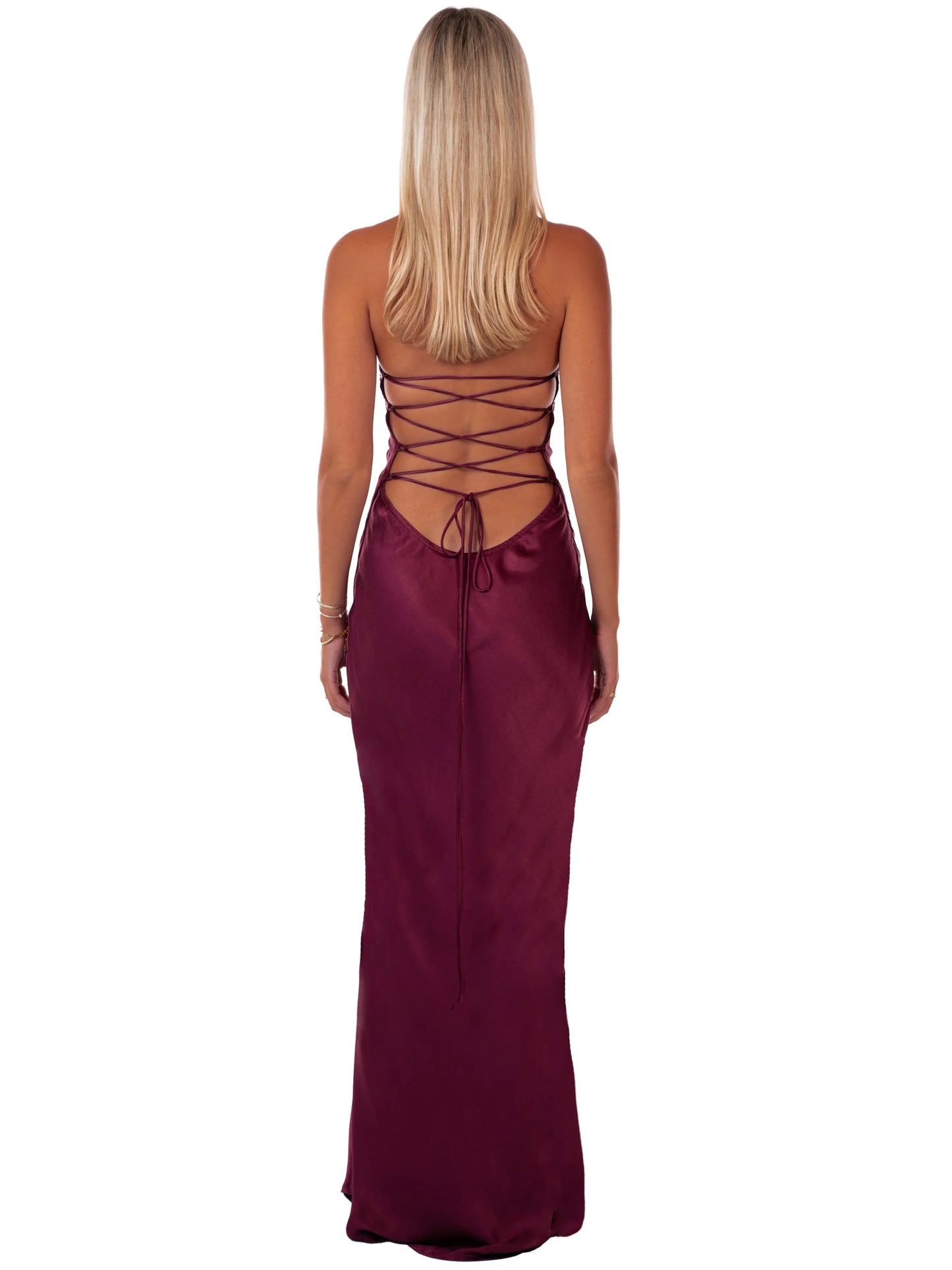 I AM DELILAH JADE MAXI DRESS BERRY