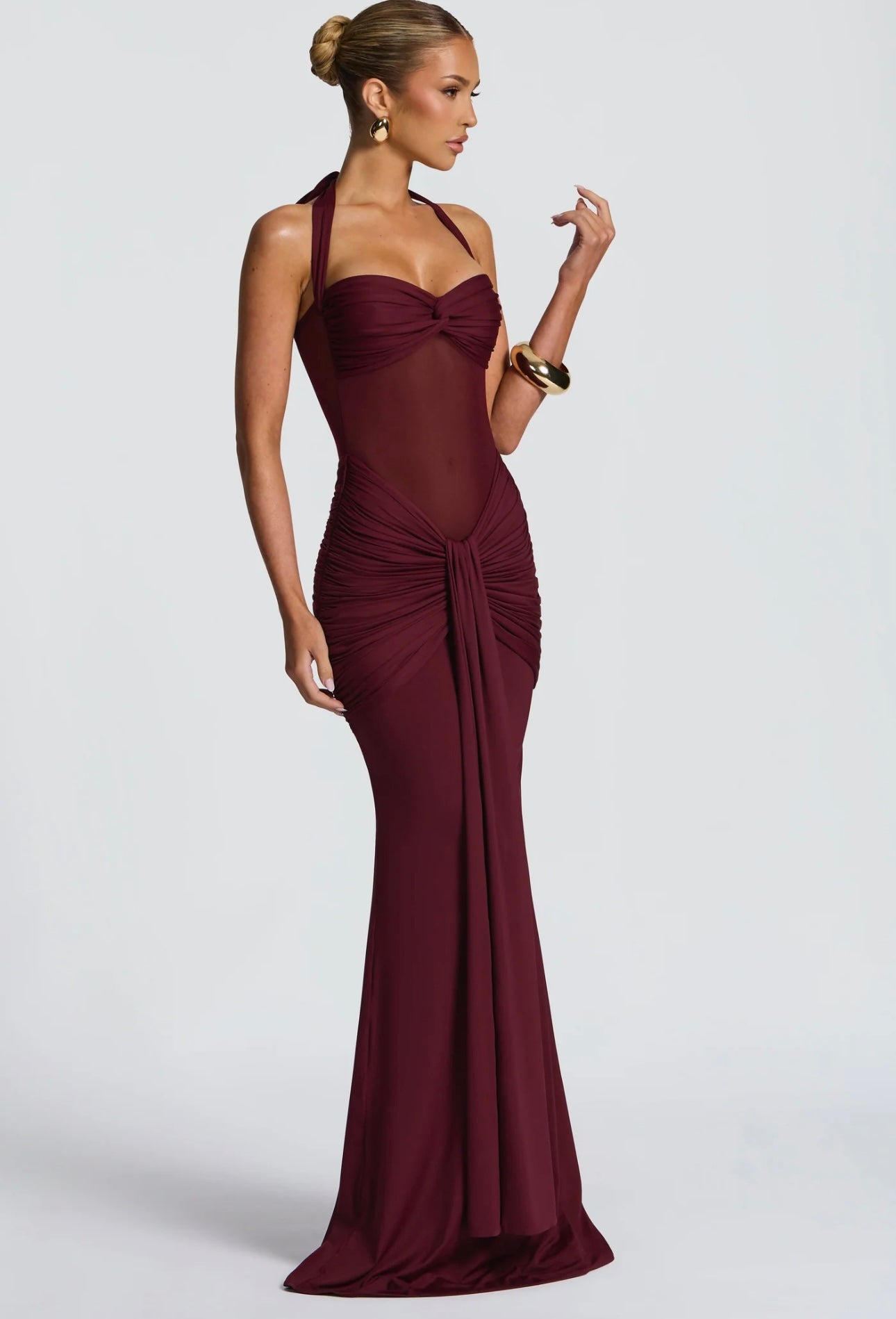 BABYBOO VIXEN MAXI DRESS CHERRY