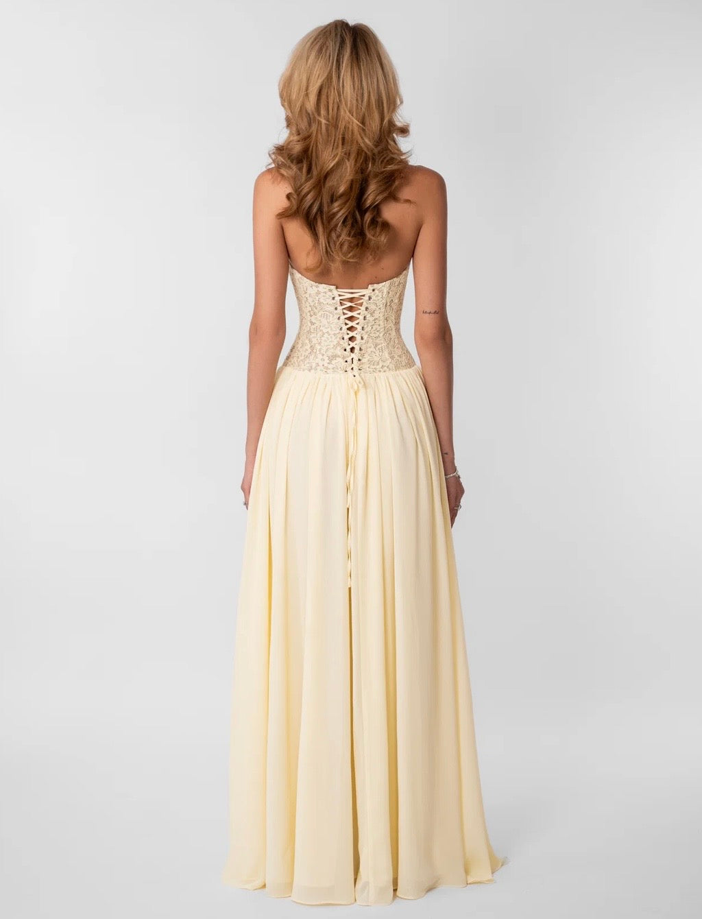 FENITY FAYE DRESS BUTTER YELLOW