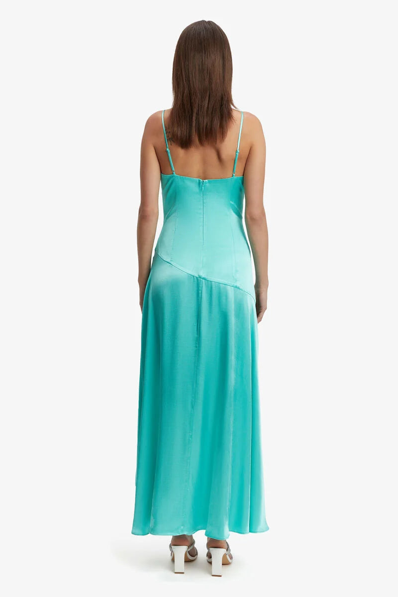 BARDOT SORELLA MIDI DRESS AQUA