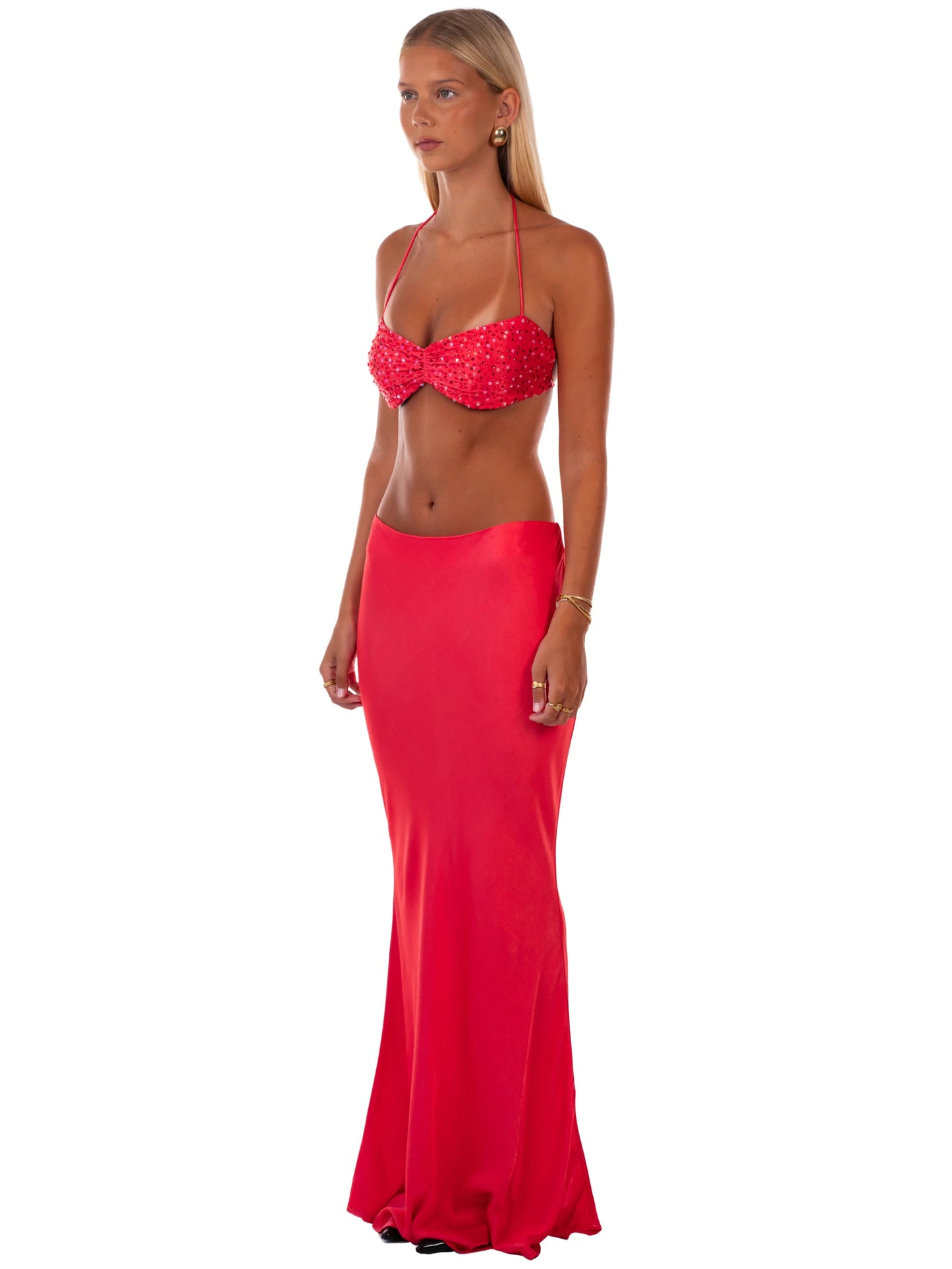 I AM DELILAH MELODY MAXI SET ROSE RED