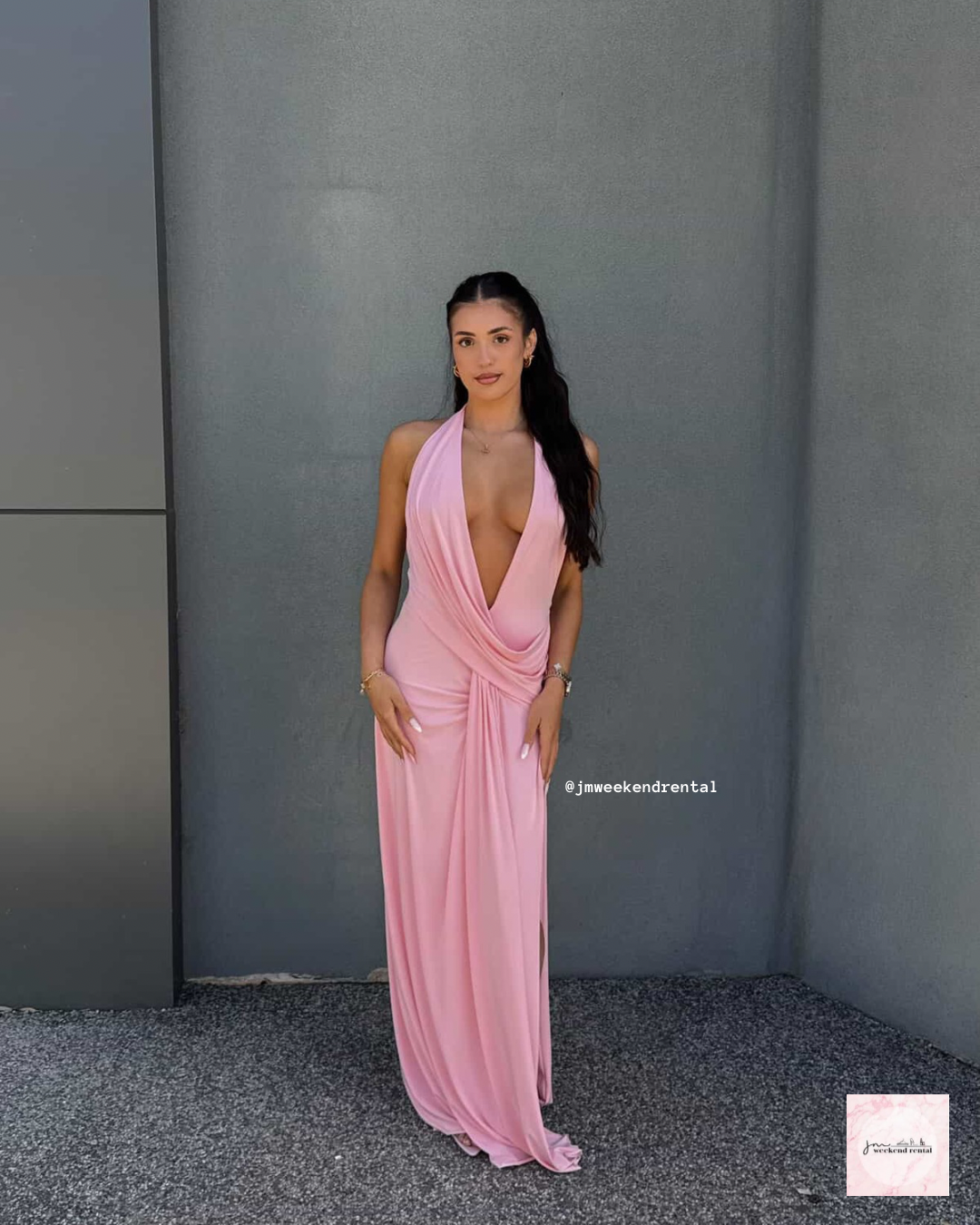 NATALIE ROLT WINONA GOWN PINK