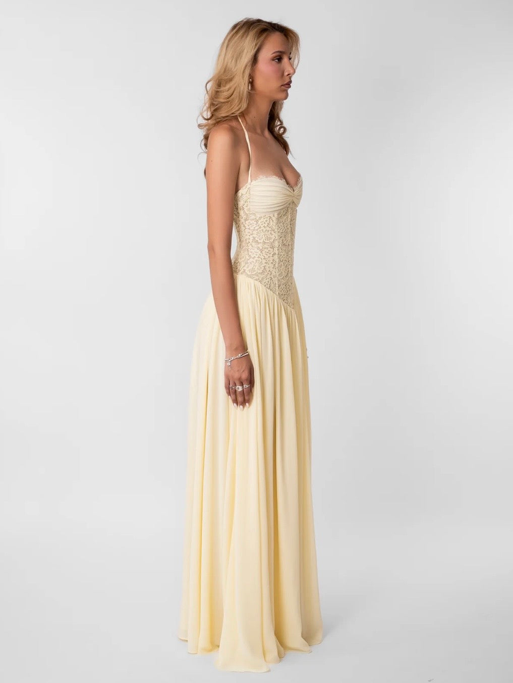 FENITY FAYE DRESS BUTTER YELLOW