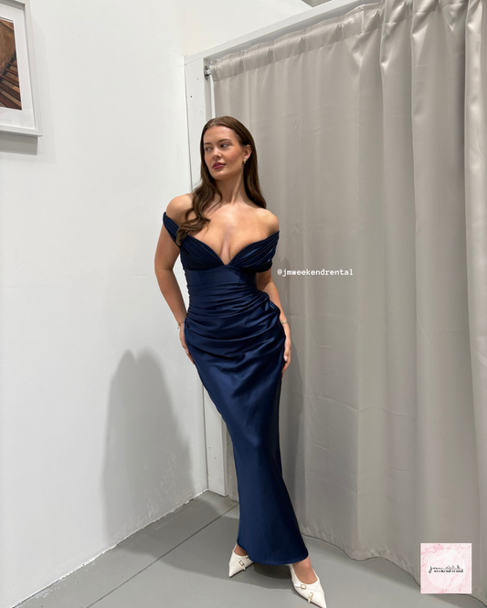 BABYBOO AURELIA MAXI DRESS NAVY