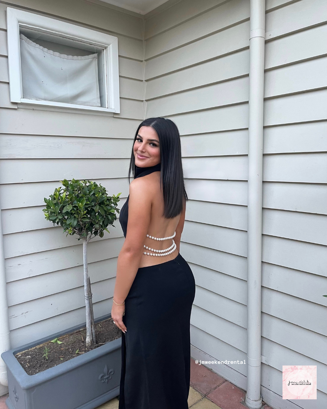 BIANCA AND BRIDGETT SARA PEARL DRESS