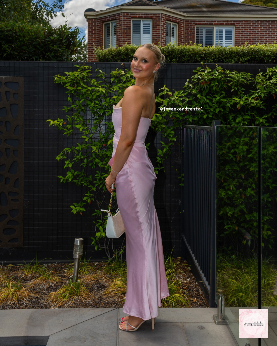 HOUSE OF CB PERSEPHONE CORSET MAXI DRESS ROSE SHADOW PINK