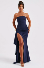 Load image into Gallery viewer, BABYBOO ZAFIRA MAXI DRESS NAVY
