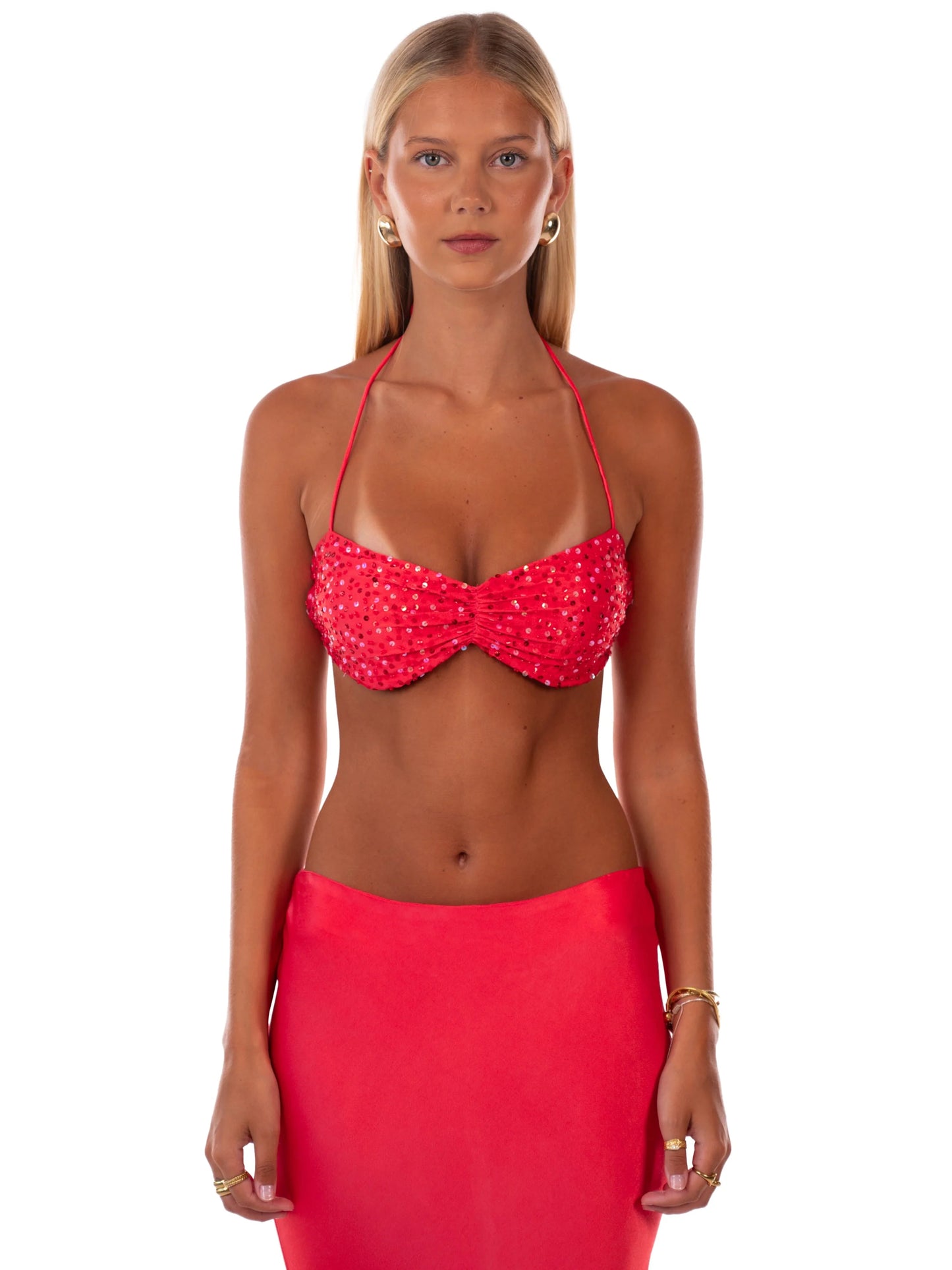 I AM DELILAH MELODY MAXI SET ROSE RED
