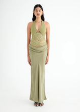 Load image into Gallery viewer, BENNI MIKO MAXI DRESS PEAR
