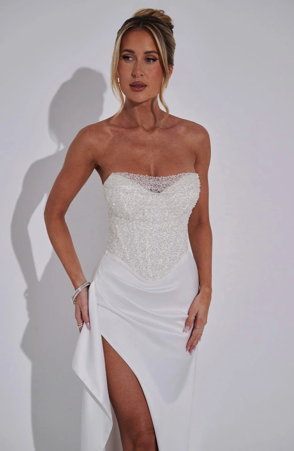 BABYBOO EMRIELLE MAXI DRESS IVORY