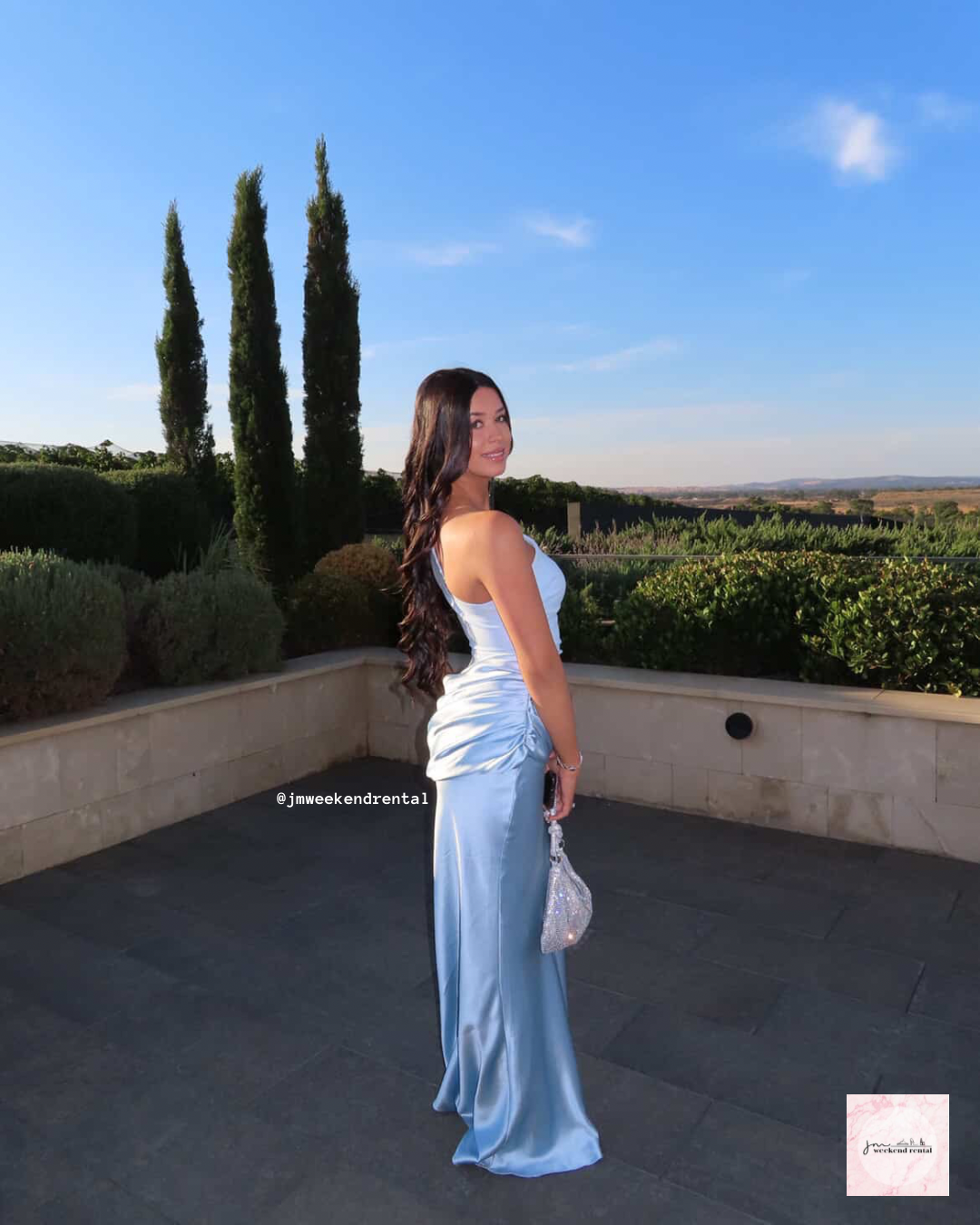 BABYBOO SADONA MAXI DRESS GLACIER BLUE