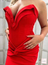 Load image into Gallery viewer, BIANCA AND BRIDGETT ADRIANA DRESS RED
